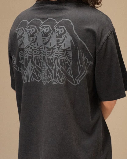 JACKER SKELETON GARMENT DYED TEE - Tôpette Skateboards & Lifestyle